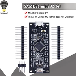 SAMD21 M0-Mini. 32-bit ARM Cortex M0 core. Pins UnSoldered. Compatible with Arduino Zero, Arduino M0. Form Mini