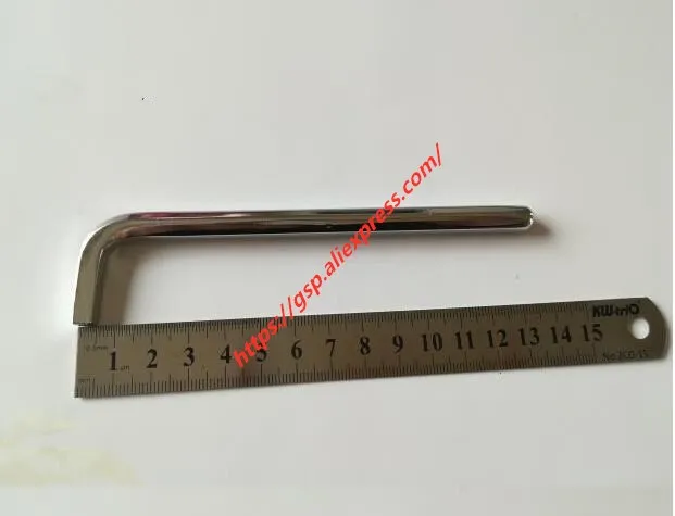 Piano tuning maintenance tools, loading and unloading wrench head tools, right Angle wrench, double - end right Angle wrench