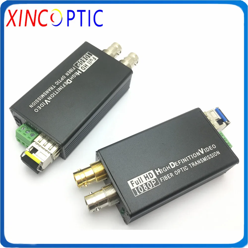 

1Ch Forward Mini 3G-SDI to Fiber Converter with Reverse Tally and Loop Out SMF LC SFP 20KM 3GSDI Fibre Transceiver