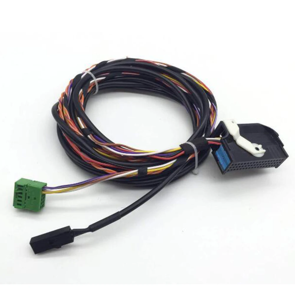 Car Bluetooth Module Wiring Harness Cable Microphone Kit Fit for Golf 6 Passat Tiguan RCD510 RNS510 8X0035447A