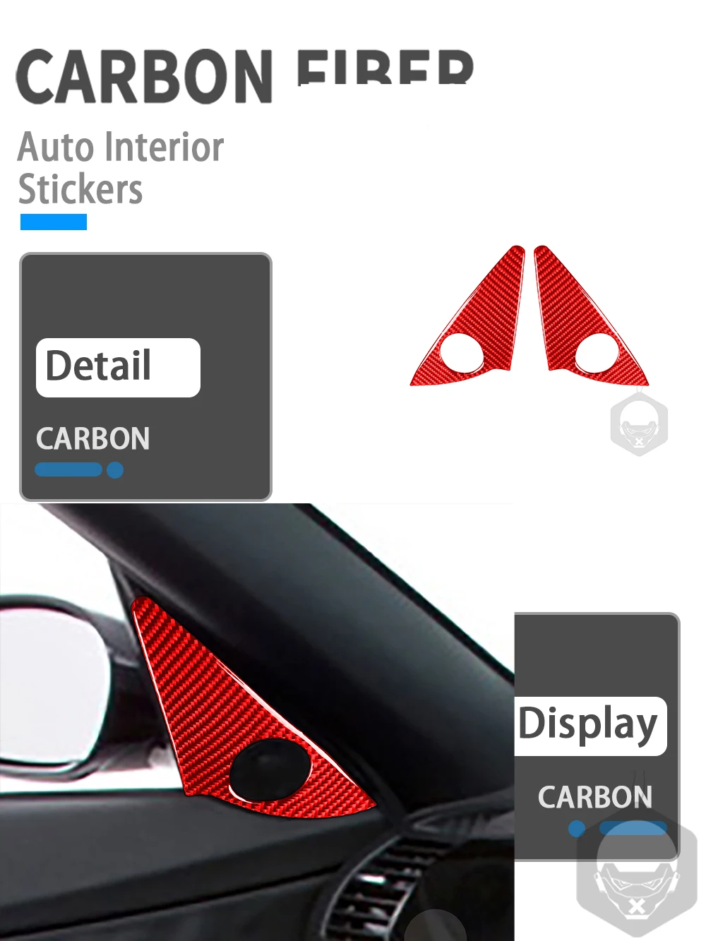 Voor Bmw Z4 E85 2003 2004 2005 2006 2007 2008 Deur Trompet Bekleding Cover Echte Koolstofvezel Sticker Auto Interieur Refit Accessoires