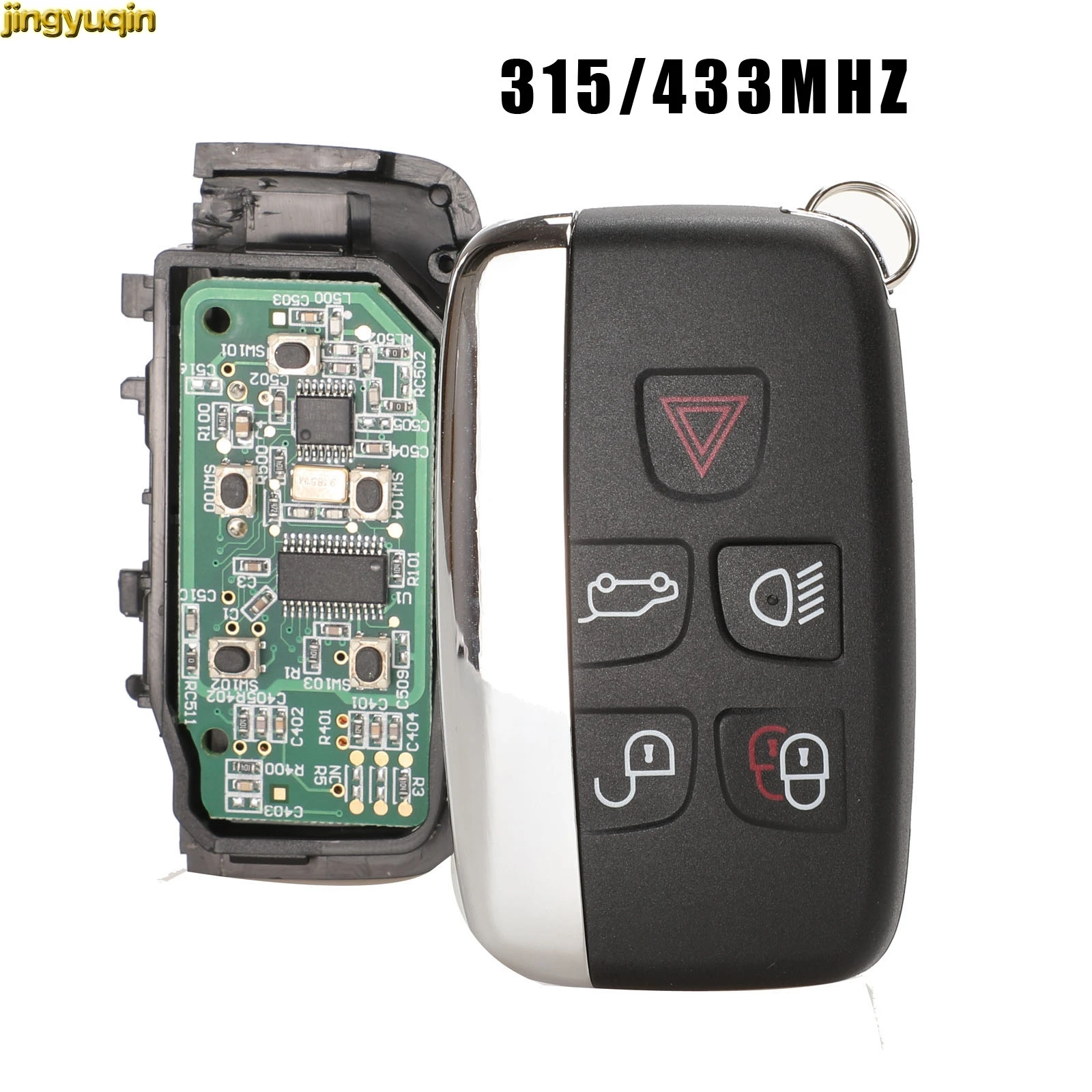 

Jingyuqin Remote Control Car Key 315MHZ/434MHZ fit for Land Rover Discovery 4 Freelander for Range Rover Sport Evoque Smart Key