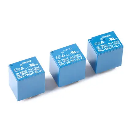 5PCS Relays  SRU-05VDC-SL-A SSRU-12VDC-SL-A SRU-24VDC-SL-A 05 12 24 V 4Pin Relay