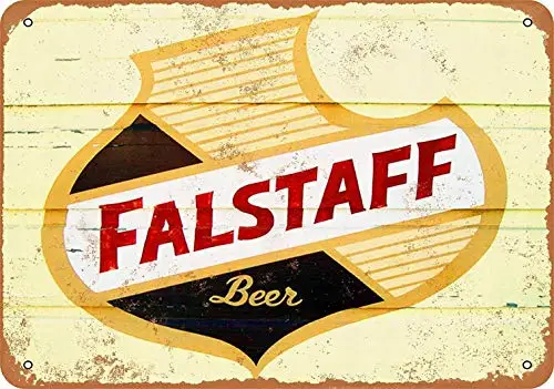 

8 x 12 Metal Sign - Falstaff Beer - Retro Wall Decor Home Decor