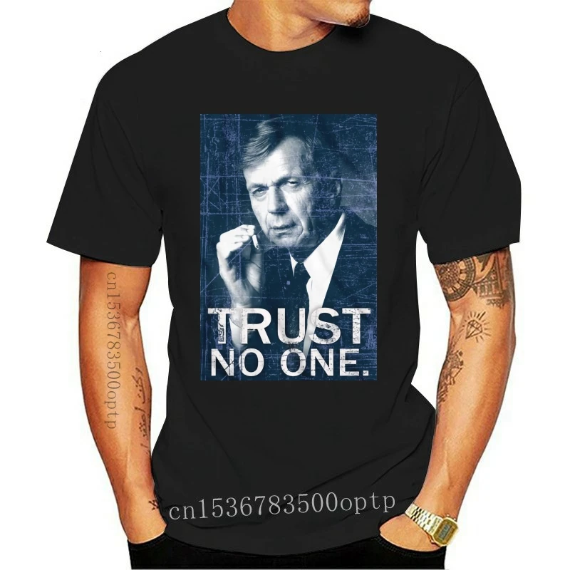 New OFFICIAL X Files Cigarette Smoking Man Mens T Shirt Trust No One