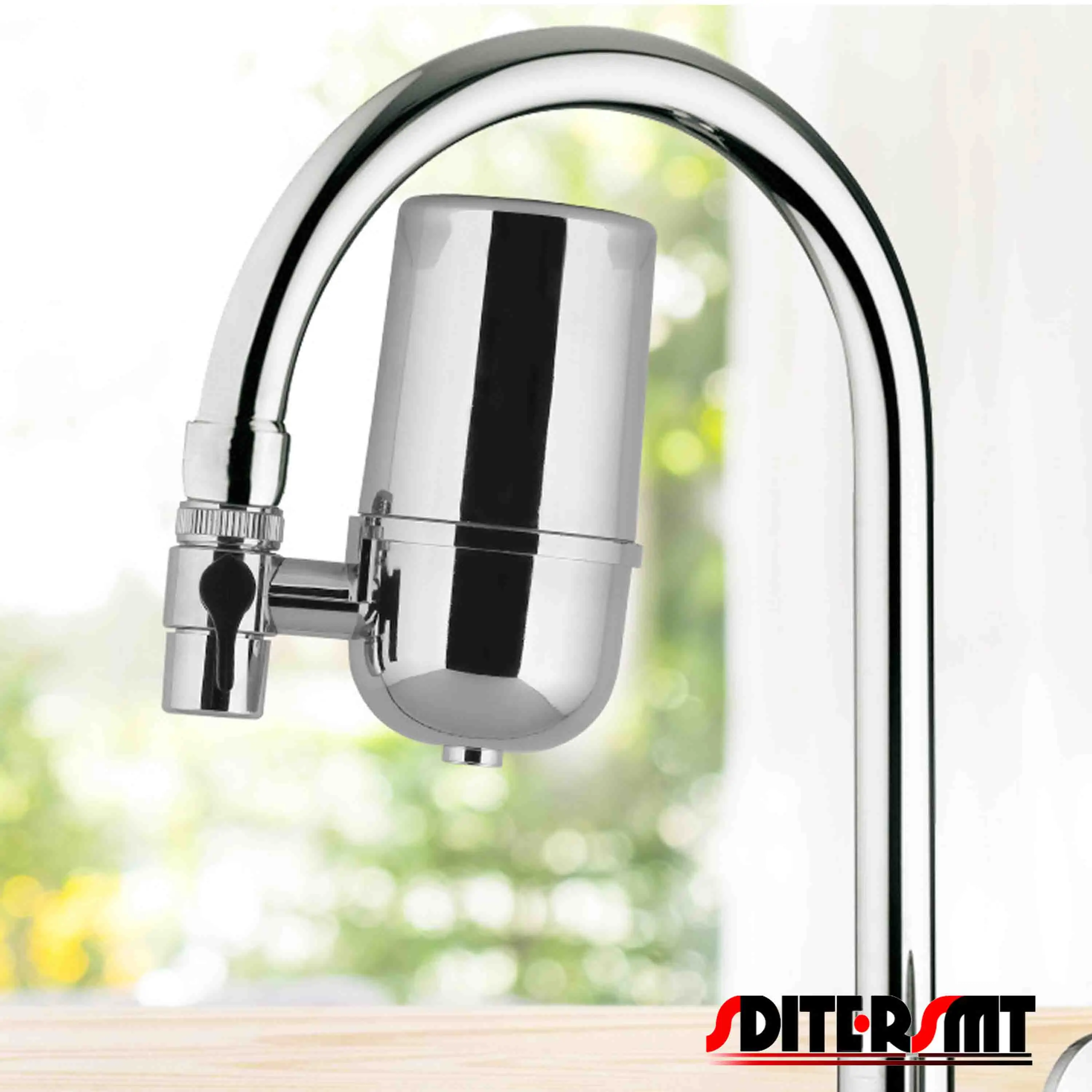 Tap Water Mini Faucet Water Purifier for Washable Ceramics Filter In Addition to Rust,In Addition to Bacteria