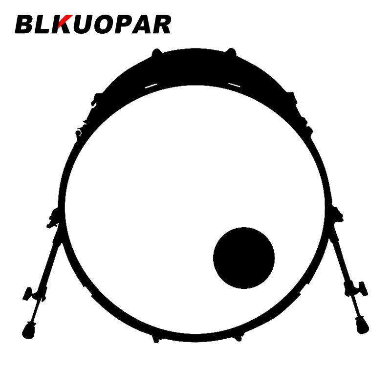 BLKUOPAR for Bass Drum Car Sticker Scratch-Proof Graphics Decal Waterproof Windshield Windows Surfboard Car Door Protector
