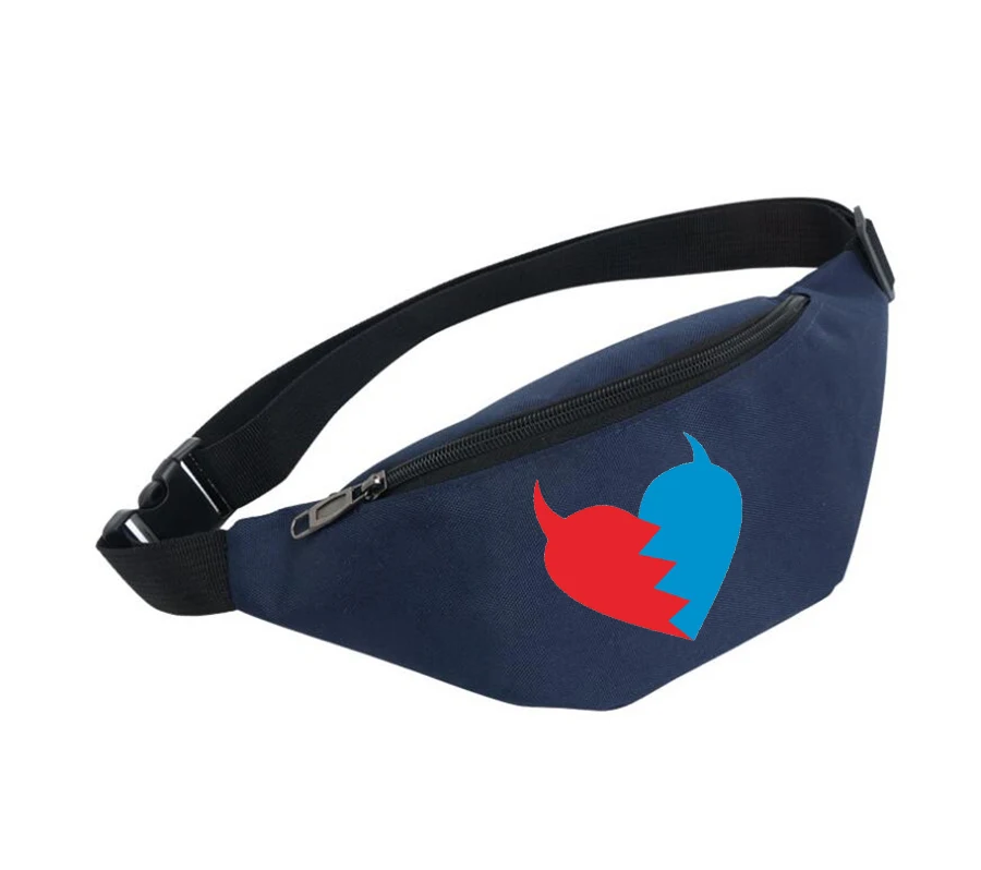 

Waist Bag men Belt Waterproof Chest Handbag Unisex Fanny Pack Ladies Waist Pack Belly Bags For anime DARLING in the FRANXX