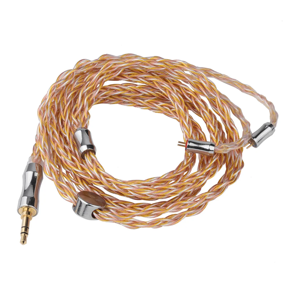 

Tripowin NUCOOL 21 Core OFC+28 Core Silver-plated Copper Mixed Braided Cable with 3.5mm Plug, 0.78mm 2Pin Connector