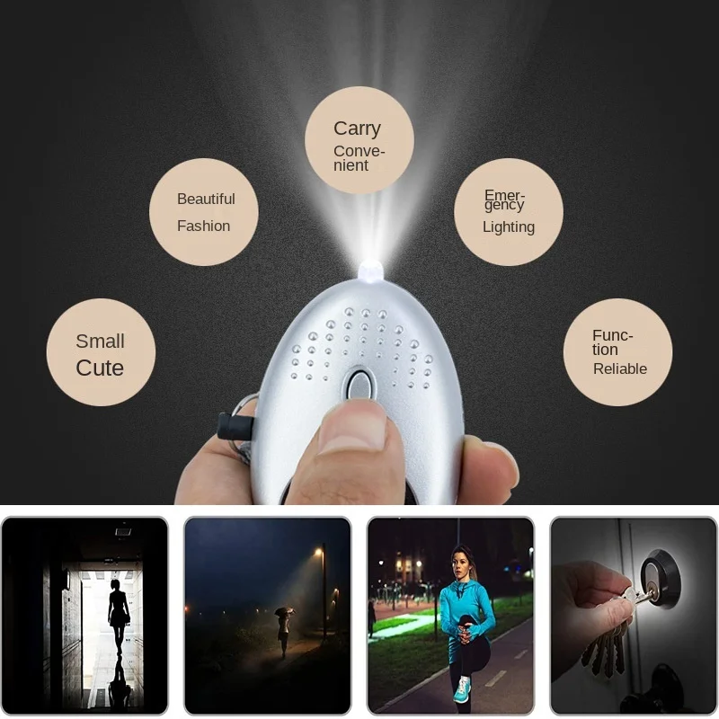 Self Defense Alarm 130dB Security Protect Alert Scream Loud Emergency Alarm Keychain Personal Safety For Women Child Elder Girl