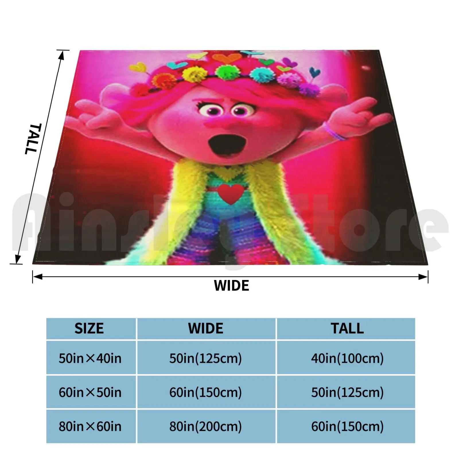 Trolls Poppy Quotes Blanket Fashion Custom Trolls Poppy Quotes Trolls Branch Quotes Your Eyes Happiness Isnt Something