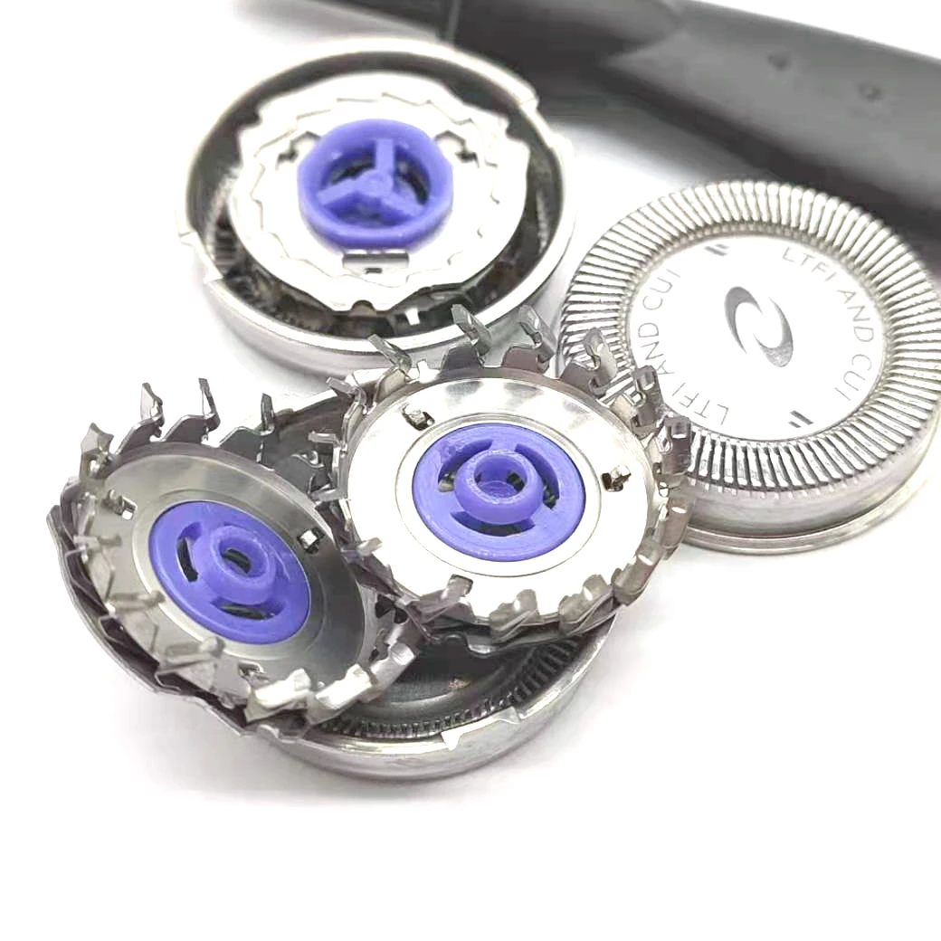 Testina di ricambio per rasoio 3 pz/lotto per Philips Norelco HQ56 HQ55 HQ442 HQ300 HQ6 HQ916 HQ44 HQ443 HQ444 HQ3405 HQ4 nella lama del rasoio