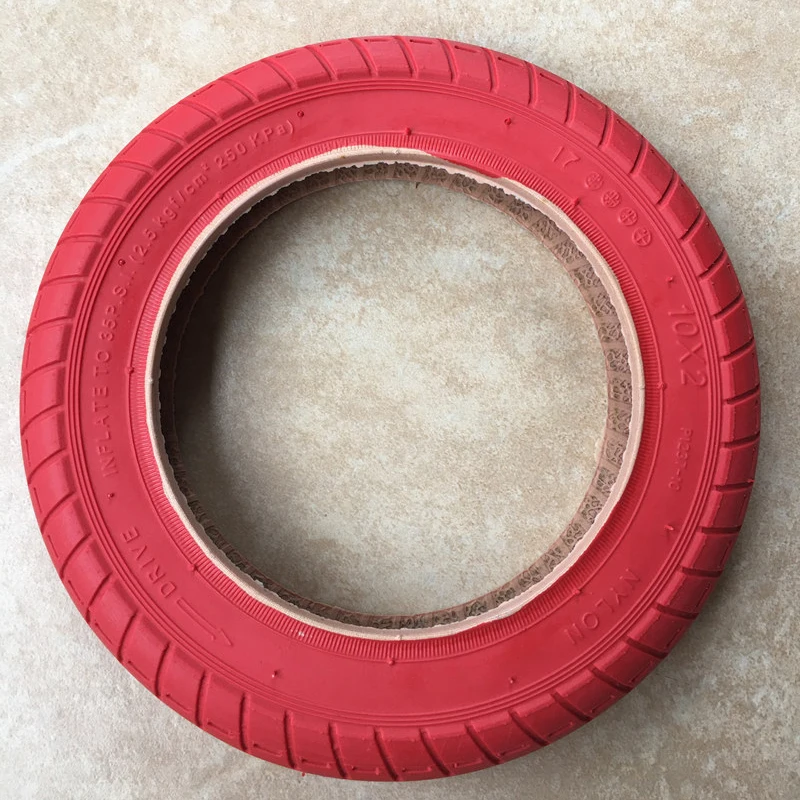 10 Inch Outer Tires Upgrade Red DIY Rubber Tyres Skateboard Scooter Wheels Tube For Xiaomi M365/Pro Electric Scooter Accessories