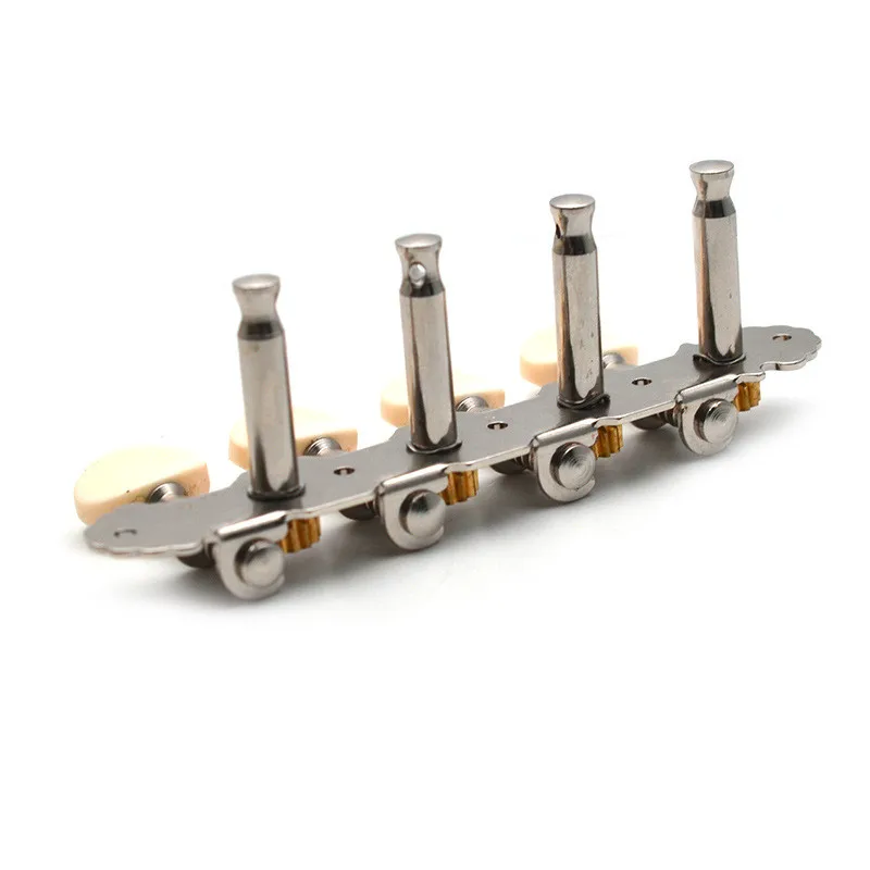 Ein Satz 4R4L Chrom Mandoline Stimmwirbel Mechaniken Mechaniken Saitenmechaniken Gitarrenzubehör Teile Musikinstrument – Detail 4