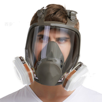 Anti-Fog Dustproof 6800 Full Face Gas Mask Industrial Painting Spraying Respirator Filter Safety Work Formaldehyde Protection