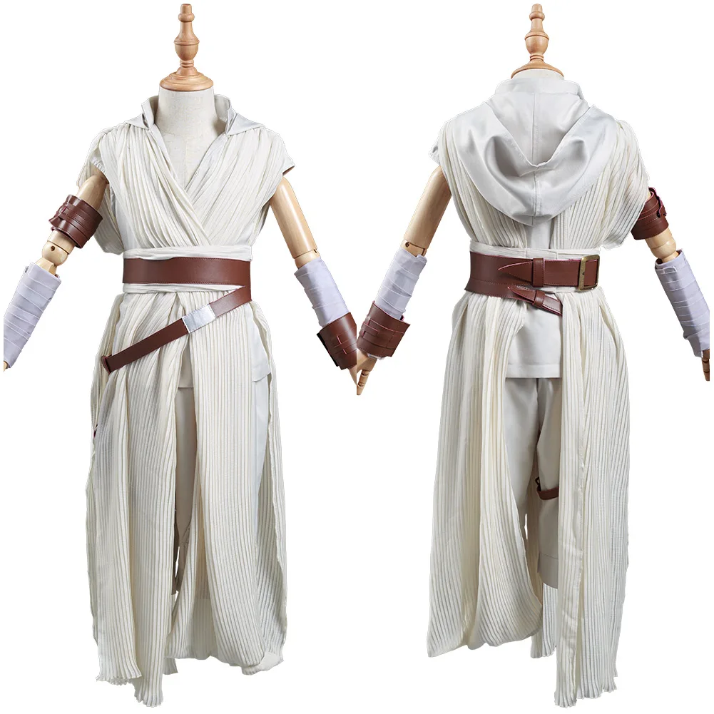 Rey Cosplay Costume Kids Children Outfits Halloween Carnival Suit