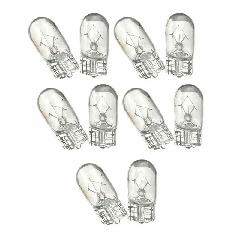 10pcs Car Tuning 12V T10 501  Wedge Interior Side Light Capless Dashboard Dash Bulb 3w Decorative Lamp Car Accessories