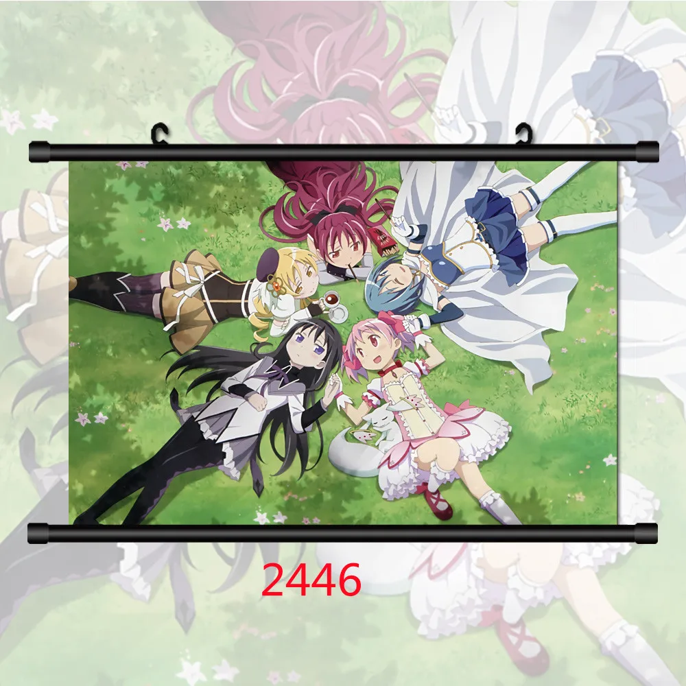 Anime Puella Magi Madoka Magica Homura Mami Kyoko Sayaka Manga Canvas Painting Wall Art Deco Picture Bedroom Home Decoration