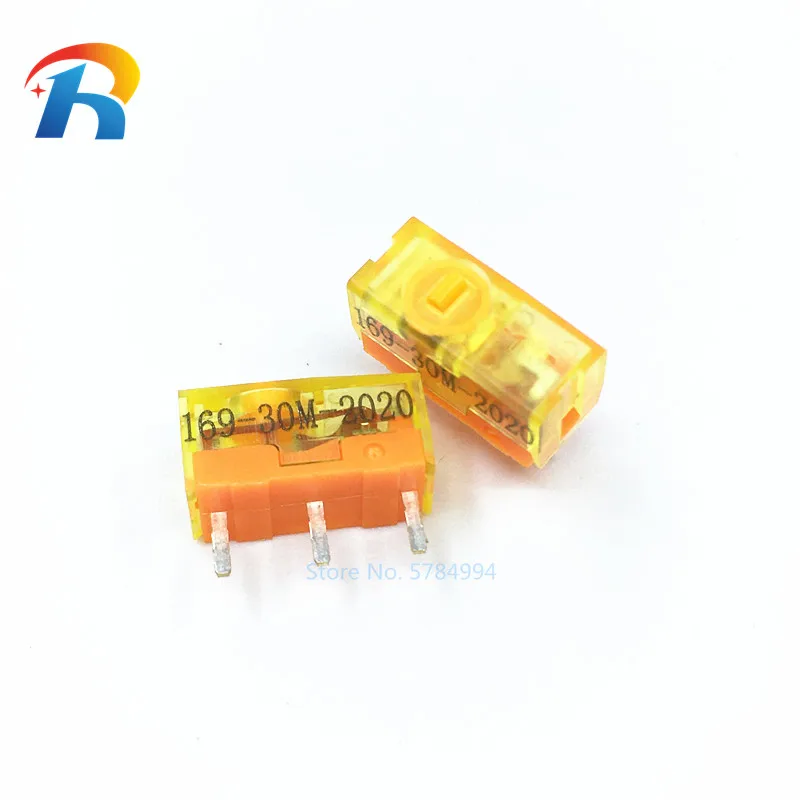 10Pcs New original TTC Dustproof Gold Micro Switch Micro Button Gold Contactor 30 Million click maintenance Button