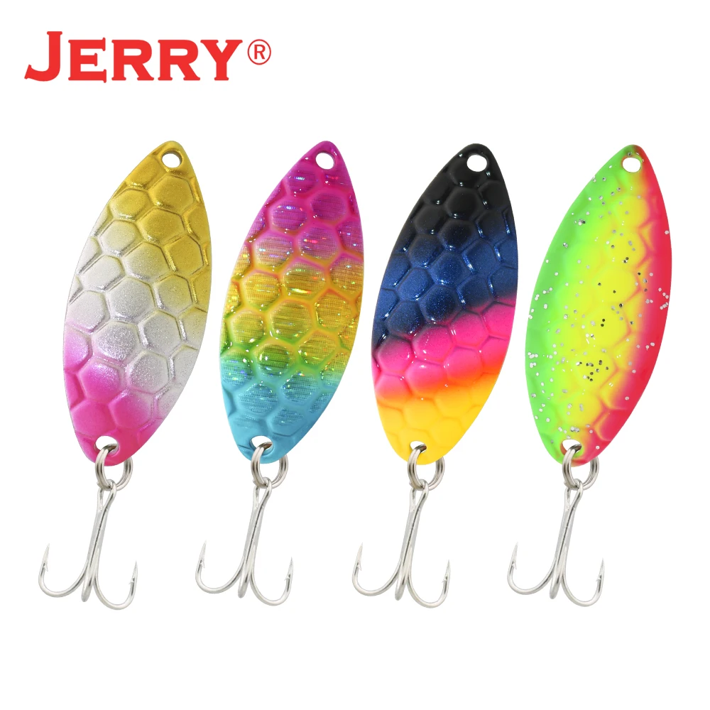 Jerry Armor Trout Spoon Lure Set Metal Bait 5g 7g 10g 17g Mixed Colors Freshwater Fishing Tackle Isca Artificial Lake Pesca