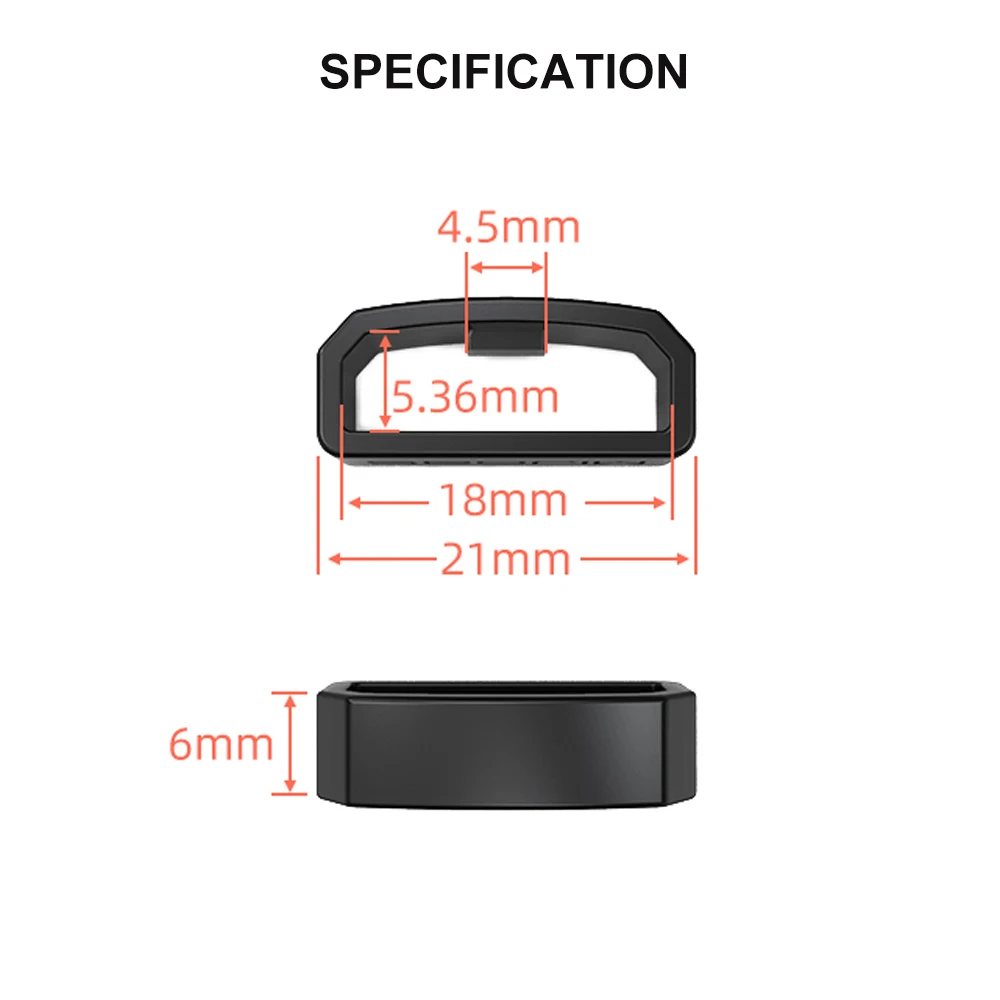 3 pezzi anello di fissaggio in gomma per Honor band 4 5 cinturino per Huawei Band 3 4 Pro cinturino Keeper supporto di sicurezza fermo