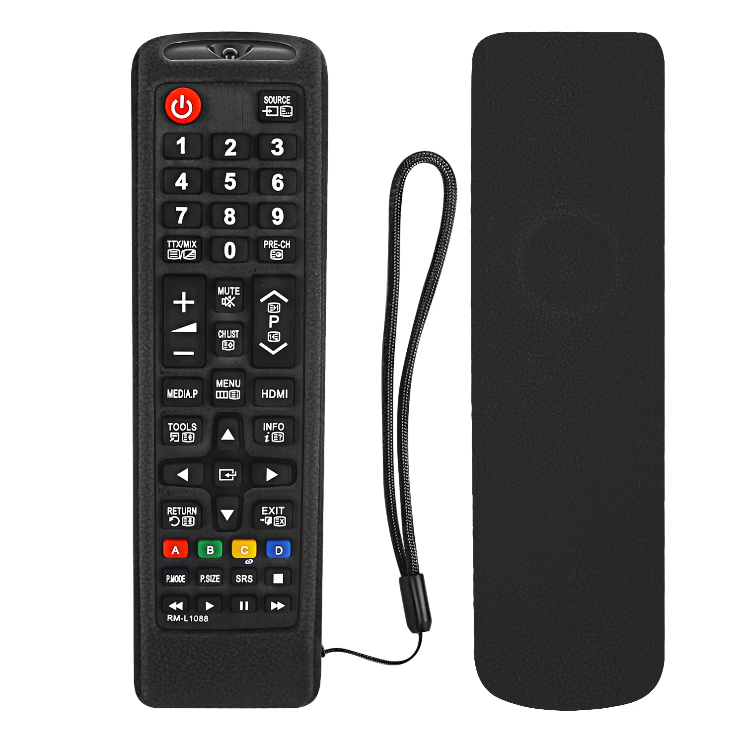 TV Remote Control Case With Anti-Fall Hapo Dustproof Protective Sheath Durable Silicone Soft Solid Home for Samsung AA59 Series