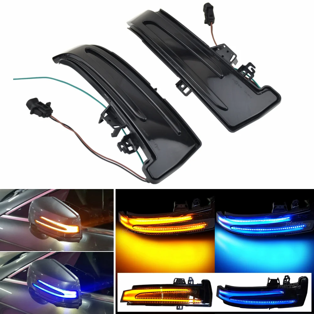 

Dynamic LED Rearview Mirror Indicator Light For Mercedes Benz W176 W246 W212 W204 CLA C117 GLA GLK W221 CLS W218