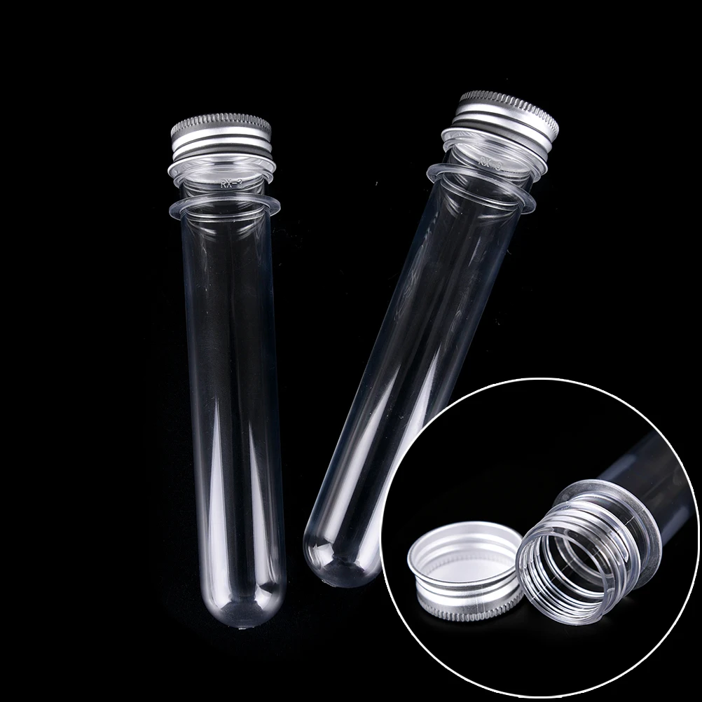 High Quality 40ml transparent mask bath salt test plastic tube with aluminum cap empty clear pet cosmetic tube