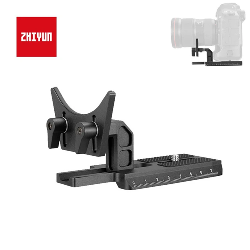Zhiyun-لوحة بديلة سريعة لملحقات المختبرات Crane 3 ، لكانون 1DX و 1DX Mark 2 ، مع نظام قياسي عالمي مزدوج قابل للتعديل