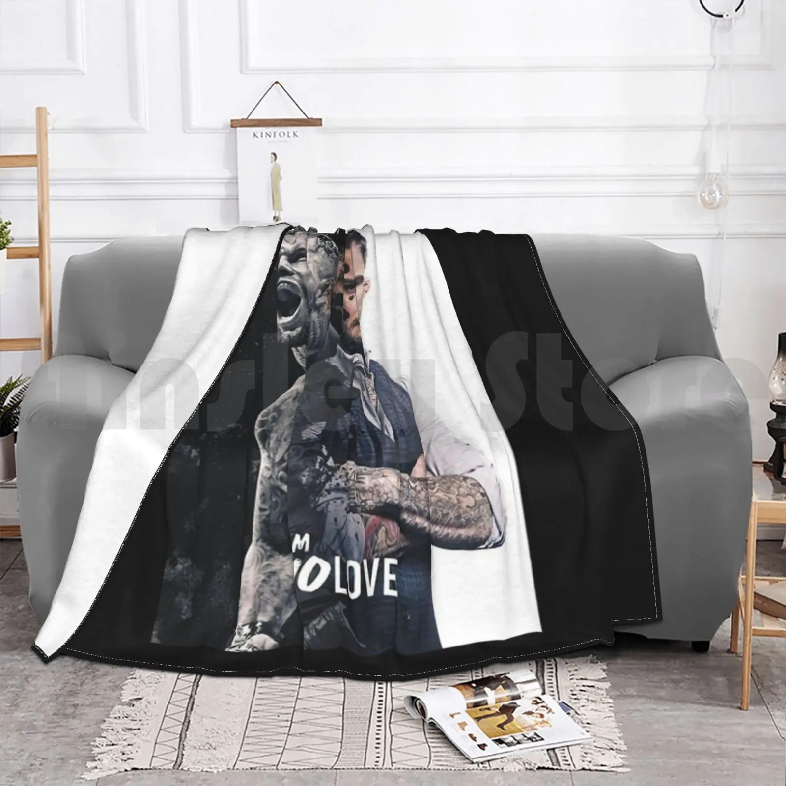 كودي غاربرانت فريق المقاتل لا الحب بطانية فنية موضة مخصصة كودي غاربرانت فريق القتال المقاتل لا الحب Tj