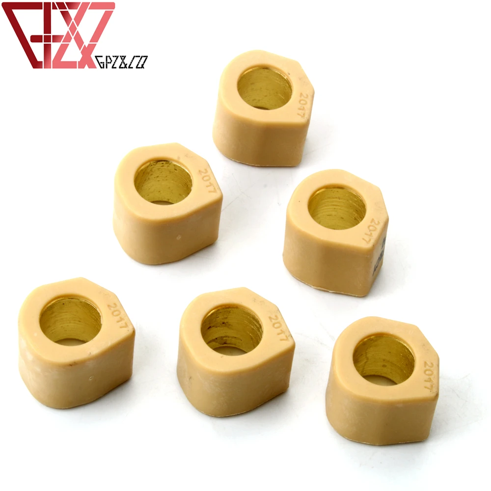 6pc Performance Variator Roller Weights 9gram 11gram 13gram 15gram 20x17mm For Suzuki Sixteen Burgman 150cc Epicuro 125cc