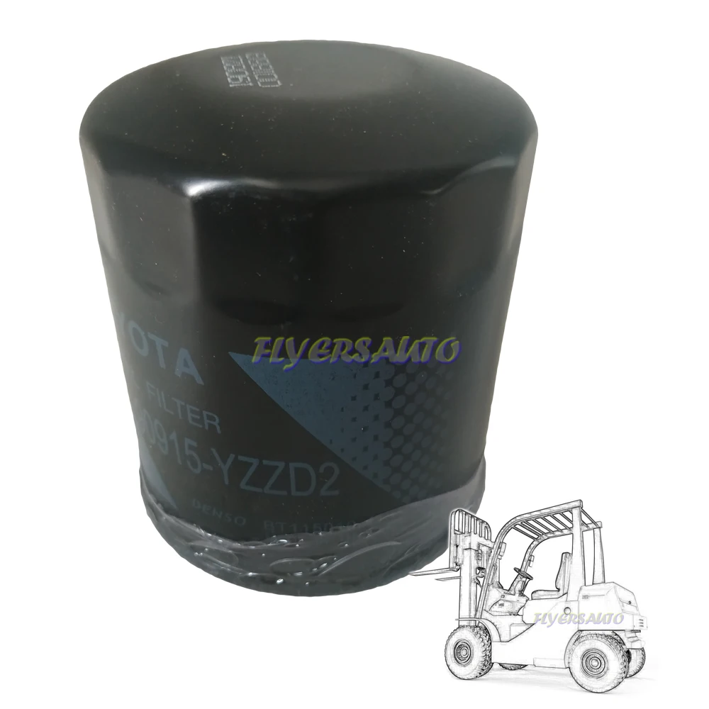 

OIL FILTER 90915-YZZD2 15601-33021-71 FOR TOYOTA 4Y 5K engine FORKLIFT 90915-10004 15601-76001-71 15601-76008-71 80915-76012-71