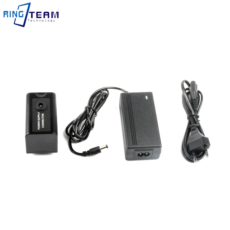 VW-VBD58 VW-VBD98 Dummy Battery AG-VBR59 +AC Power Adapter For Panasonic DVX200 UX90 UX180 PV100 PX298  UX180 MDH2/3 Camera