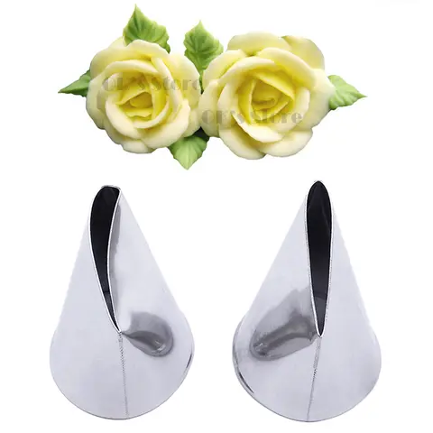 Large Rose Petal Tips Icing Nozzle Decorating Tip Sugarcraft Cake Decorating Tools Baking Tools