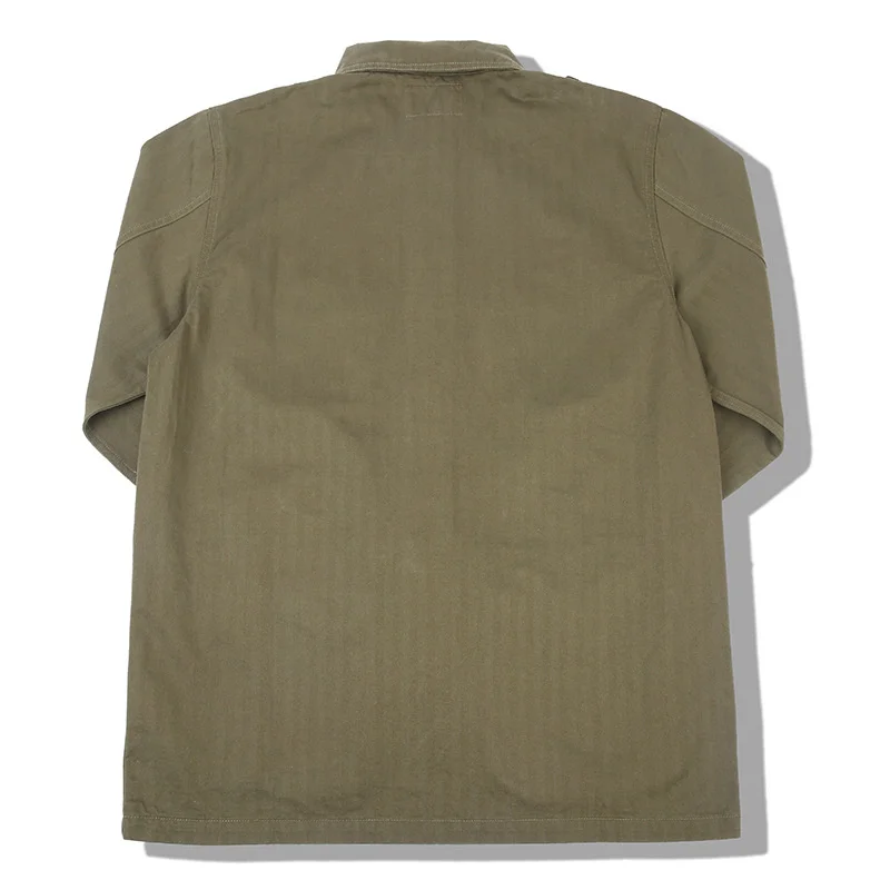 Imagem -02 - Okonkwo-mens Vietnam Wars Jacket Multi Bolsa Amekaji Caça Equipamento Jungle Combat Storm Suit Treinamento ao ar Livre Brasão Ferramental