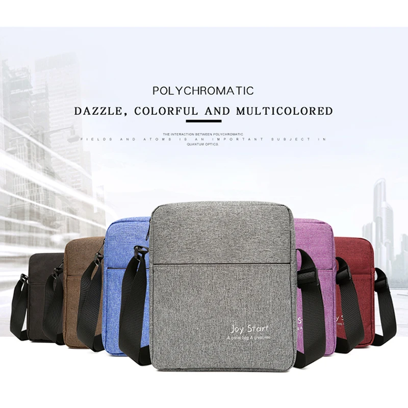 Bolso de hombro de nailon impermeable para hombre, bandolera cruzada, pequeño, a la moda, 2020