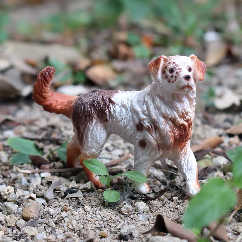 Oenux Hundetiere Modell Husky Deutscher Schäferhund Rottweiler Saint Bernard Actionfigur Welpenfiguren PVC Sammlung Spielzeug Kind Geschenk – Detail 13