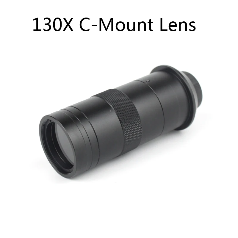 8X - 130X قابل للتعديل التكبير C جبل زجاج عدسة عدسة التكبير عدسة ل VGA HDMI USB CCD CMOS صناعة كاميرا فيديو المجهر