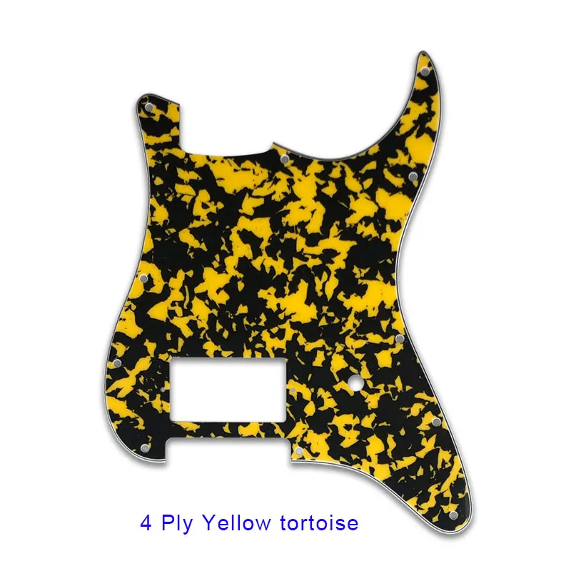 أجزاء مخصصة من Pleroo - لـ FD US 11 فتحة لولبية للتثبيت القياسية Start H PAF Guitar Pickguard مع Brige Humbucker #4