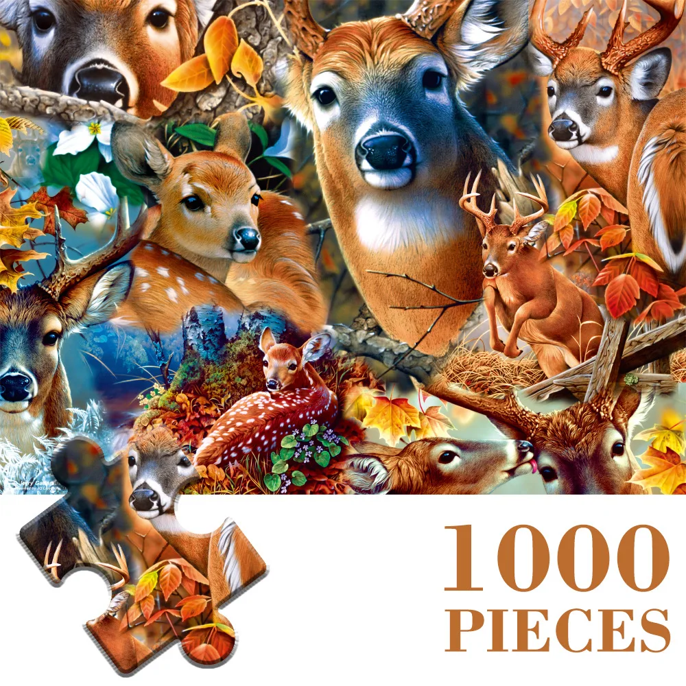 Animal Manor Convenience Store The Paper puzzle 1000 pieces ersion jigsaw puzzle adult children's educational toys