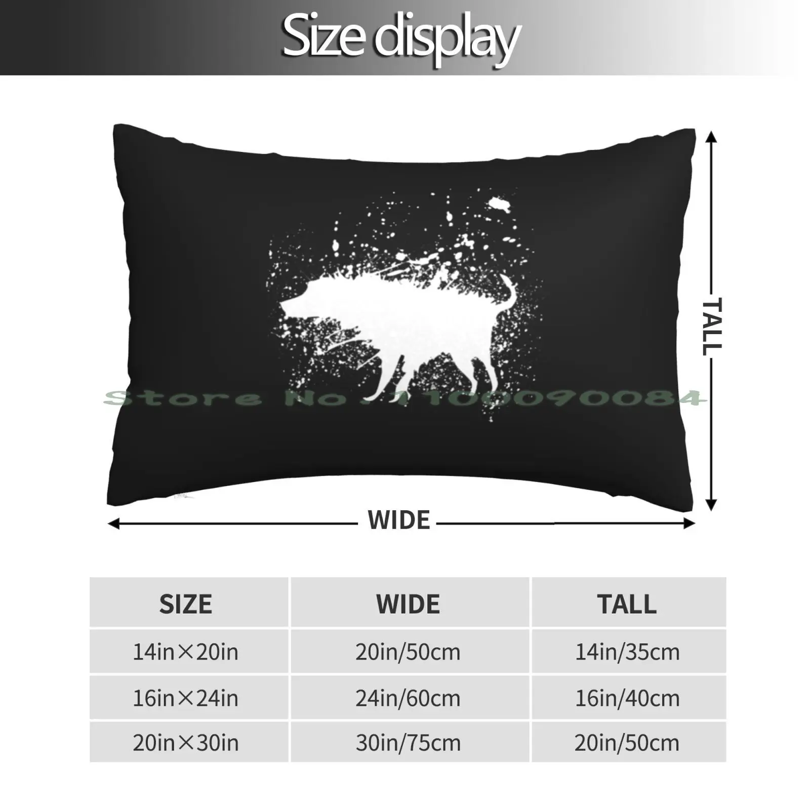 Banksy Splash Dog Pillow Case 20x30 50*75 Sofa Bedroom Graffiti Street Art Stencil Funny Cool Retro London Rats Panda