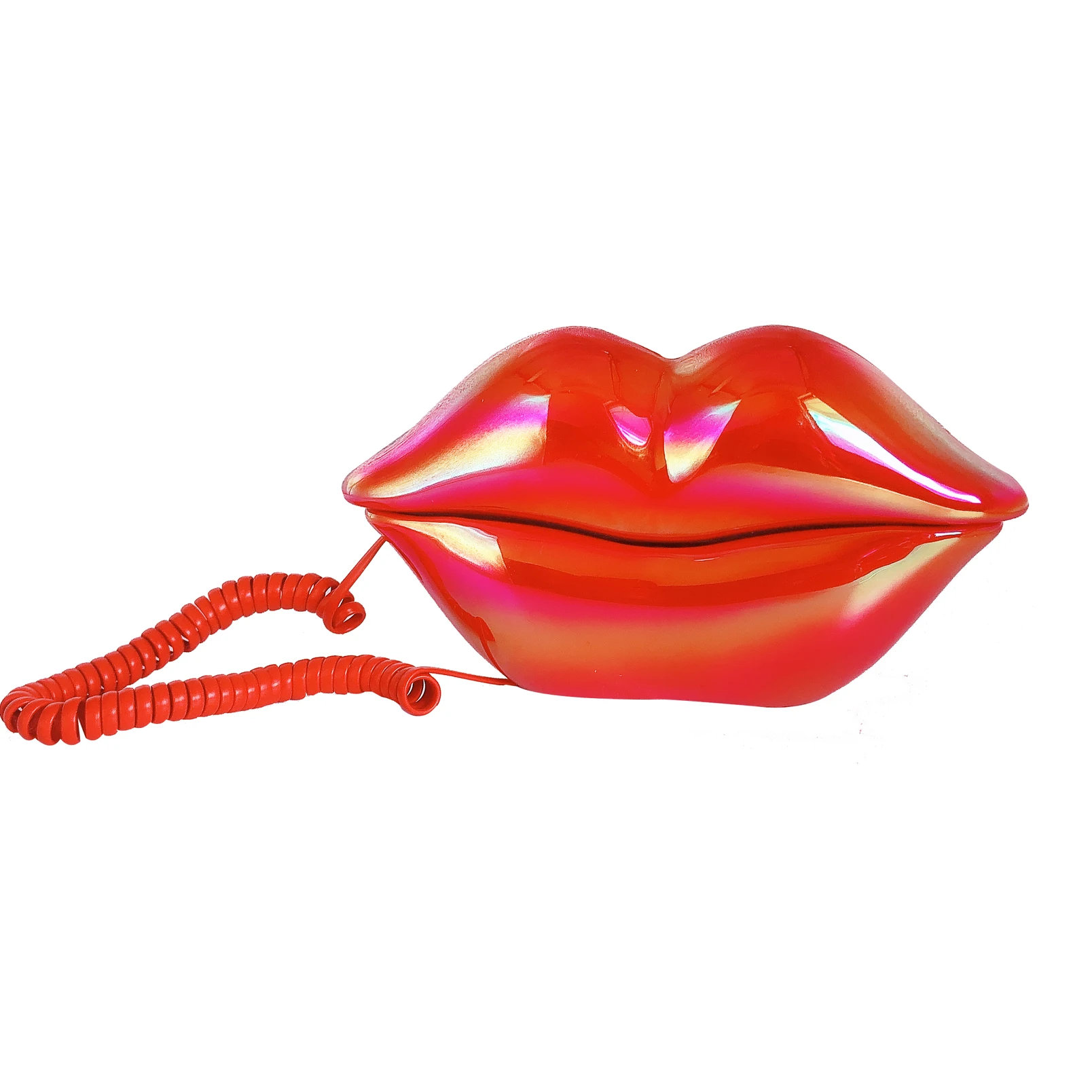 Corded Landline Home Phones, Funny Novelty Lips Phone, Wired Mouth Telephone Cartoon Shaped Real Land line Home Office