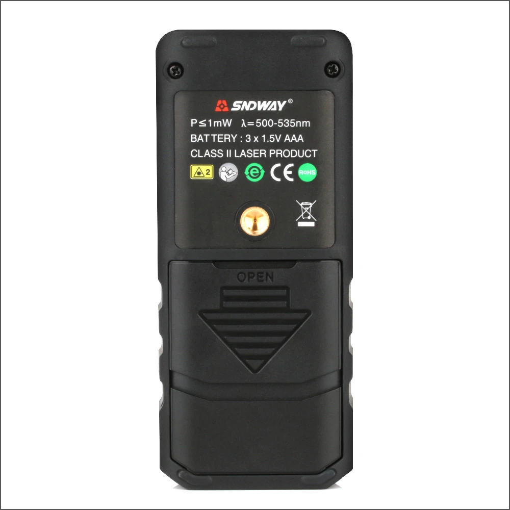 SNDWAY Laser Rangefinder Green Lines Distance Rangefinder Digital Range finder Laser Tape Distance Ruler Sensor Distance Meter