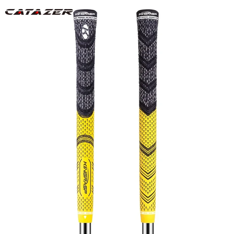 Catazer Set of Golf Clubs Golf Putter Standard Grip Medium Rubber Multicolor Grip 2pcs