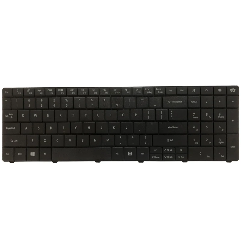 NEW US Keyboard For Packard Bell NEW90 NEW95 P5WS6 PEW72 PEW76 PEW91 PEW92 US laptop Keyboards black