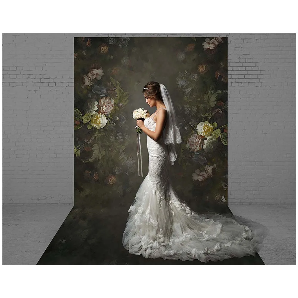 Mocsicka الرجعية مجردة زهرة التصوير خلفية الوليد استحمام الطفل الزفاف الأسرة صورة خلفية PhotoStudio Photocall