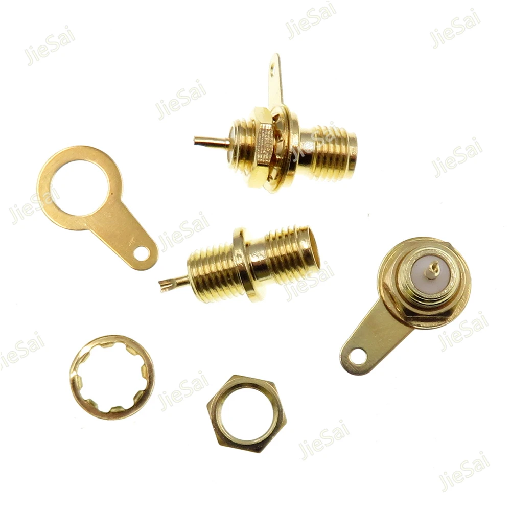 3pcs SMA Female Socket Panel RF Coax Connector SMA-50KY