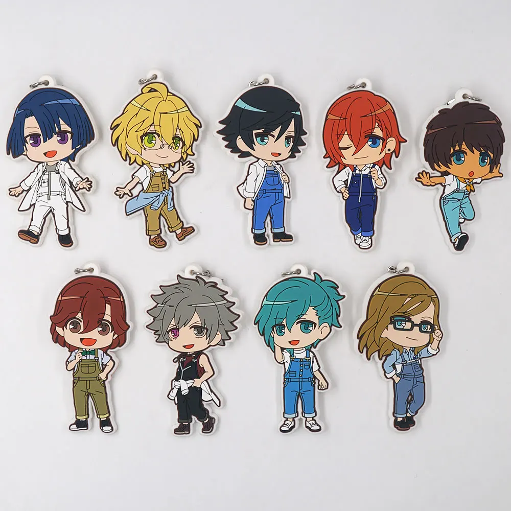 Uta no Prince Sama Anime Kurusu Syo Masato Ittoki Otoya Aijima Cecil Tokiya Natsuki Cute Rubber Keychain