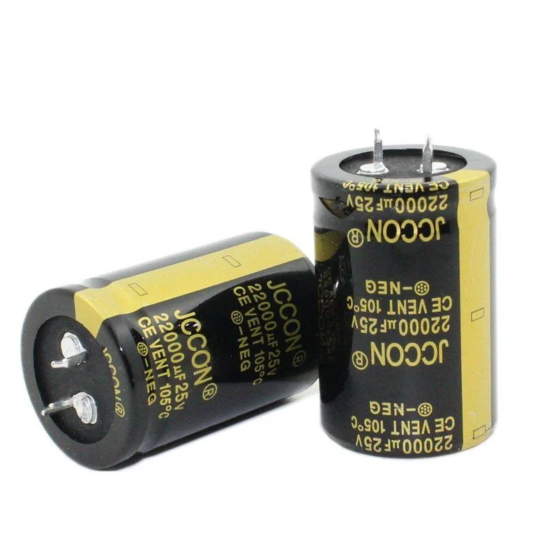 25 v22000uf JCCON klakson aluminiowy kondensator elektrolityczny o objętości 30x4 5 wzmacniacz Audio Audio