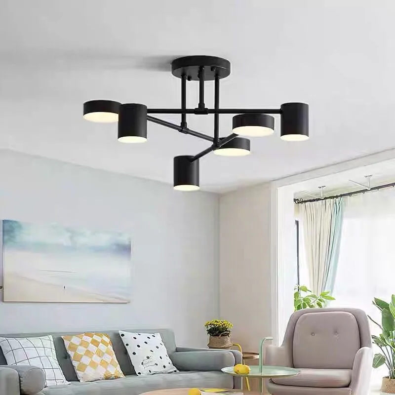 

Modern Led Ceiling Light Black&Gold Surface Mount Ceiling Lamp Living room Bedroom Dining room Kitchen Chandelier Ceiling Lamp